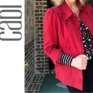 Cabi Size Large Paprika Red Spencer Jacket #3906 L